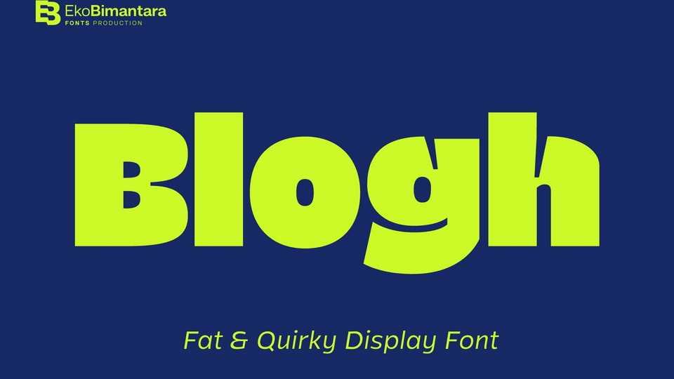 Blogh Font › Fontesk