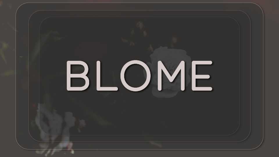 Blome Font › Fontesk