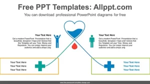 Blood Donation Comparison PowerPoint Diagram