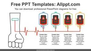 Blood Donation Concept PowerPoint Diagram