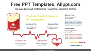 Blood Donation Pack PPT Diagram
