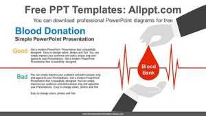 Blood Donation PowerPoint Diagram