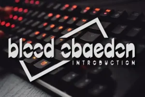 Blood Obaedon Display Font