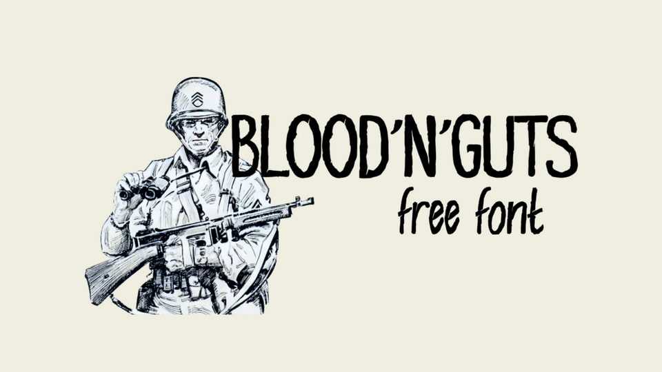 Blood’n’guts Font › Fontesk