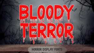 Bloody Terror Font › Fontesk