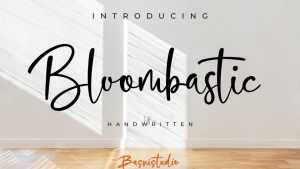 Bloombastic Font › Fontesk
