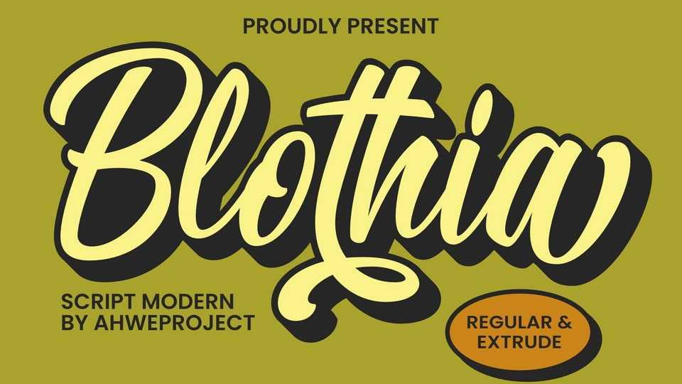 Blothia Font › Fontesk