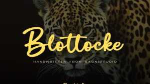 Blottocke Font › Fontesk