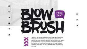 Blow Brush Font › Fontesk