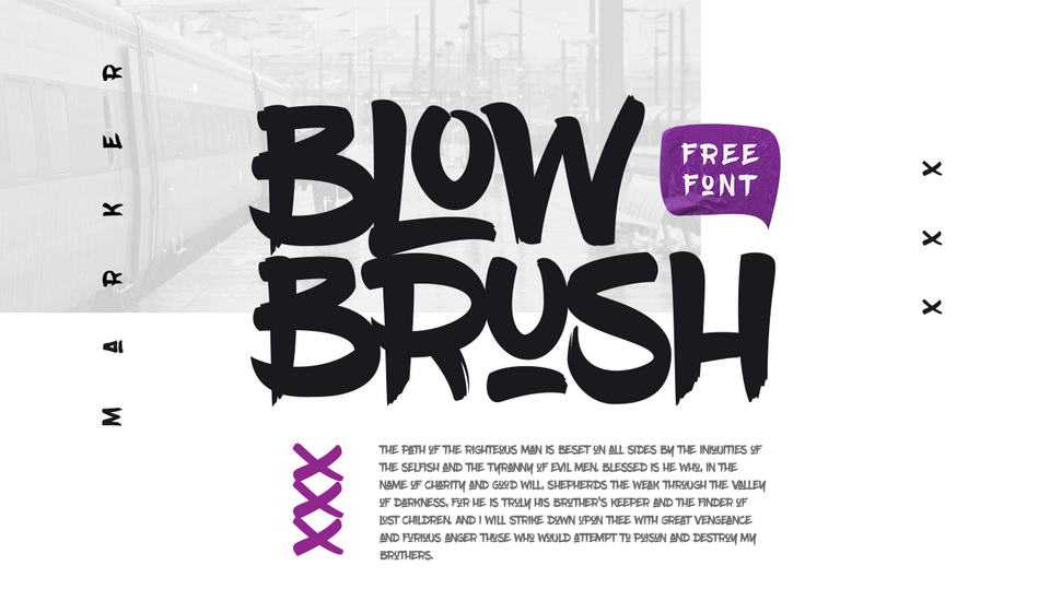 Blow Brush Font › Fontesk