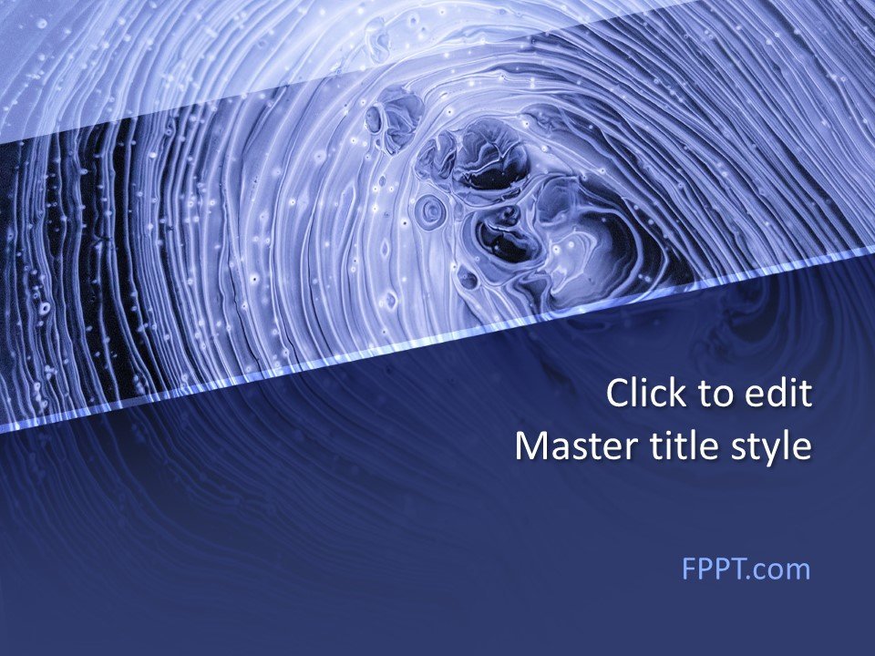 Blue Biology PowerPoint Template