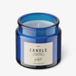 Blue candle mockup