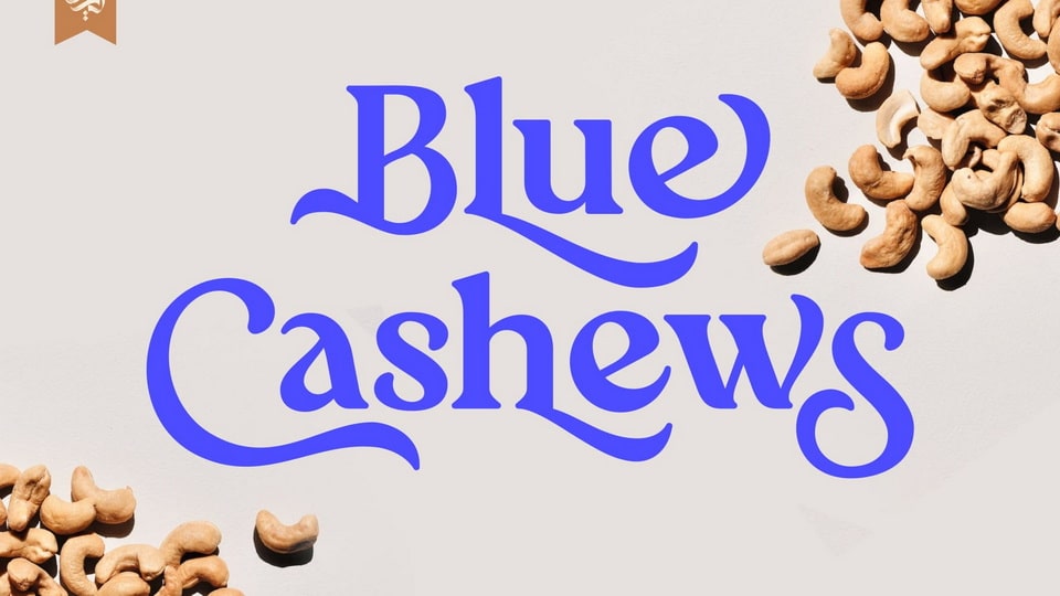 Blue Cashews Font › Fontesk