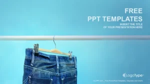 Blue Jeans Trouser-Recreation PPT Templates