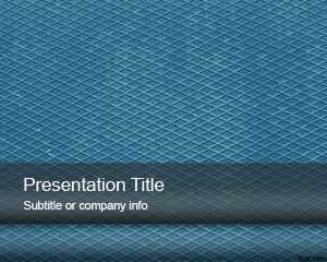 Blue Metal Sheet PowerPoint Template
