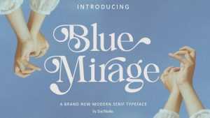 Blue Mirage Font › Fontesk
