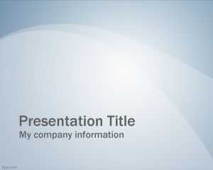 Blue Professional Slide PowerPoint Template