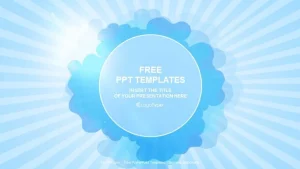 Blue Sky And Cloud-Abstract PPT Templates