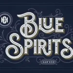 Blue Spirits Display Font