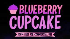 Blueberry Cupcake Font › Fontesk