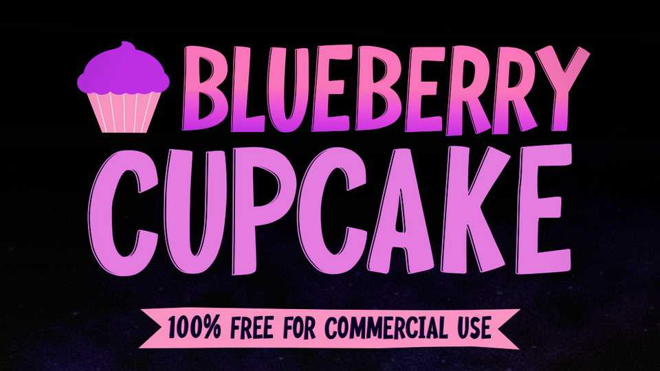 Blueberry Cupcake Font › Fontesk