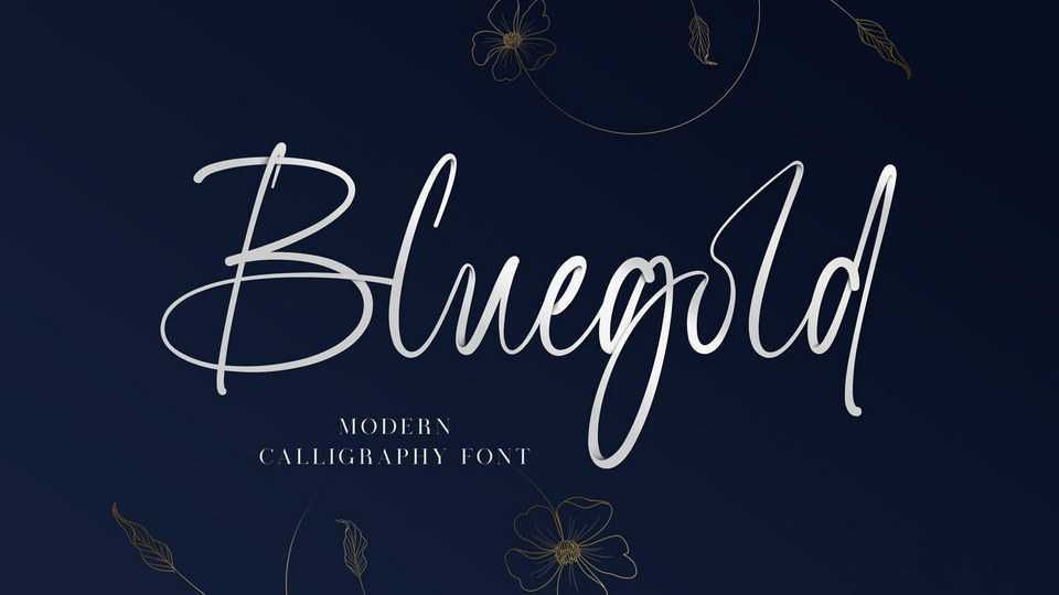 Bluegold Script Font › Fontesk
