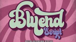 Bluend Font › Fontesk