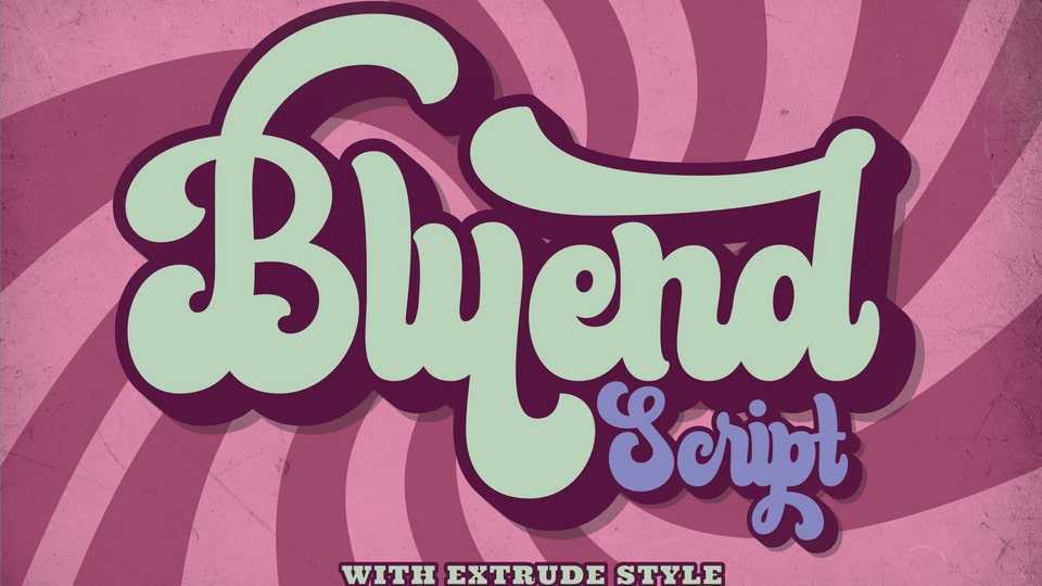 Bluend Font › Fontesk