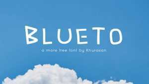 Blueto Font › Fontesk