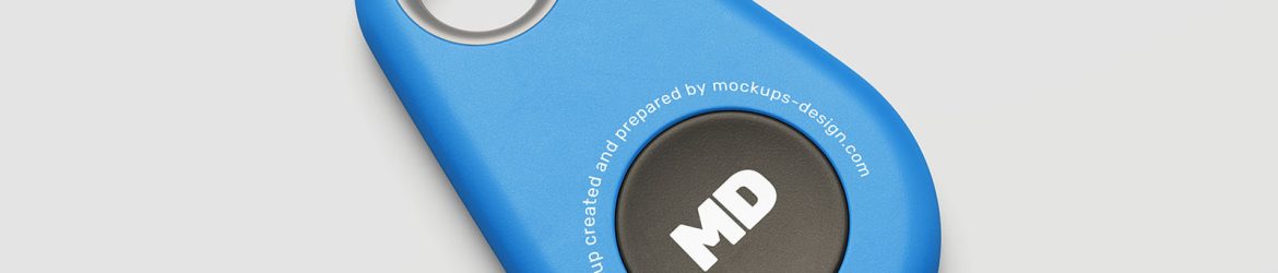 Bluetooth tracker mockup