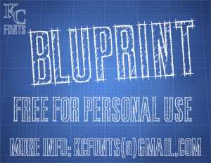 Bluprint font