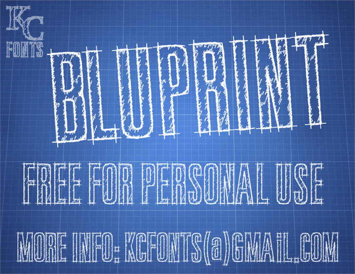 Bluprint font