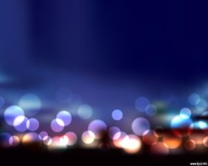 Blur Lights PowerPoint Template