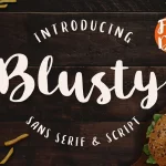 Blusty Font Duo