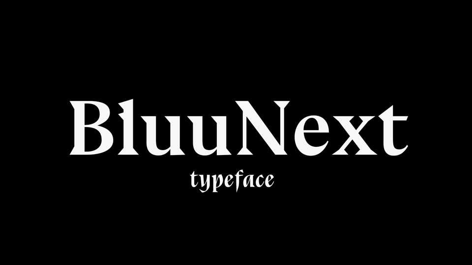 Bluu Next Font › Fontesk