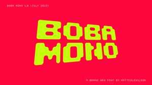 Boba Mono Font › Fontesk