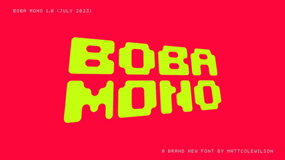 Boba Mono Font › Fontesk