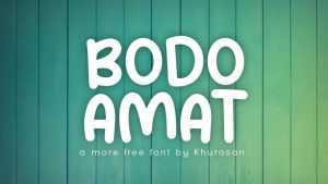 Bodo Amat Font › Fontesk