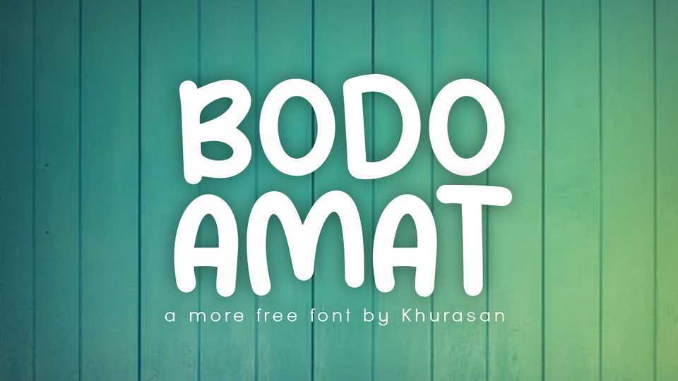 Bodo Amat Font › Fontesk