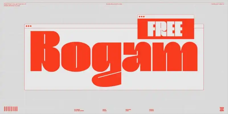 Bogam Display Font
