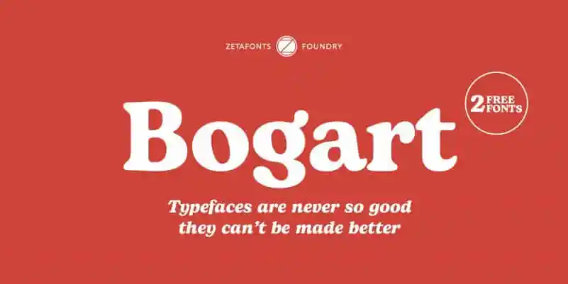 Bogart Serif Font Family