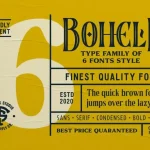 Boheld Serif Font - Fonte Grátis Boheld Serif Font