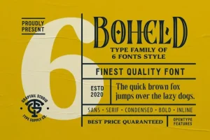 Boheld Serif Font