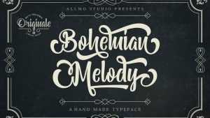 Bohemian Melody Font › Fontesk