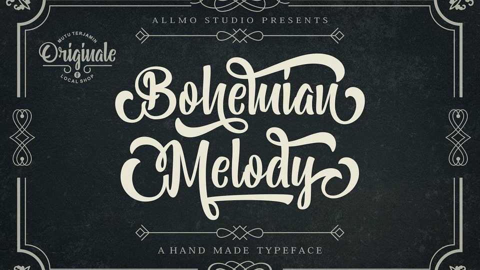 Bohemian Melody Font › Fontesk