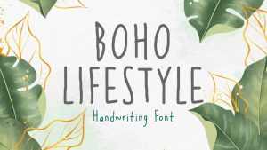 Boho Lifestyle Font › Fontesk