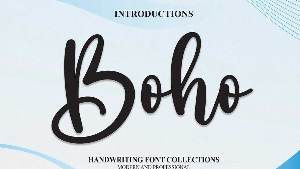 Boho Script Font › Fontesk