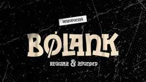 Bolank Font › Fontesk