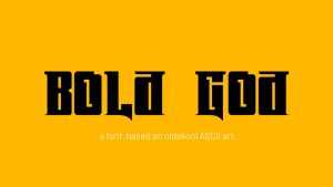 BOLd GOd dISPLAY Font › Fontesk