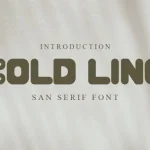 BOLD LINE Display Font - Fonte Grátis BOLD LINE Display Font